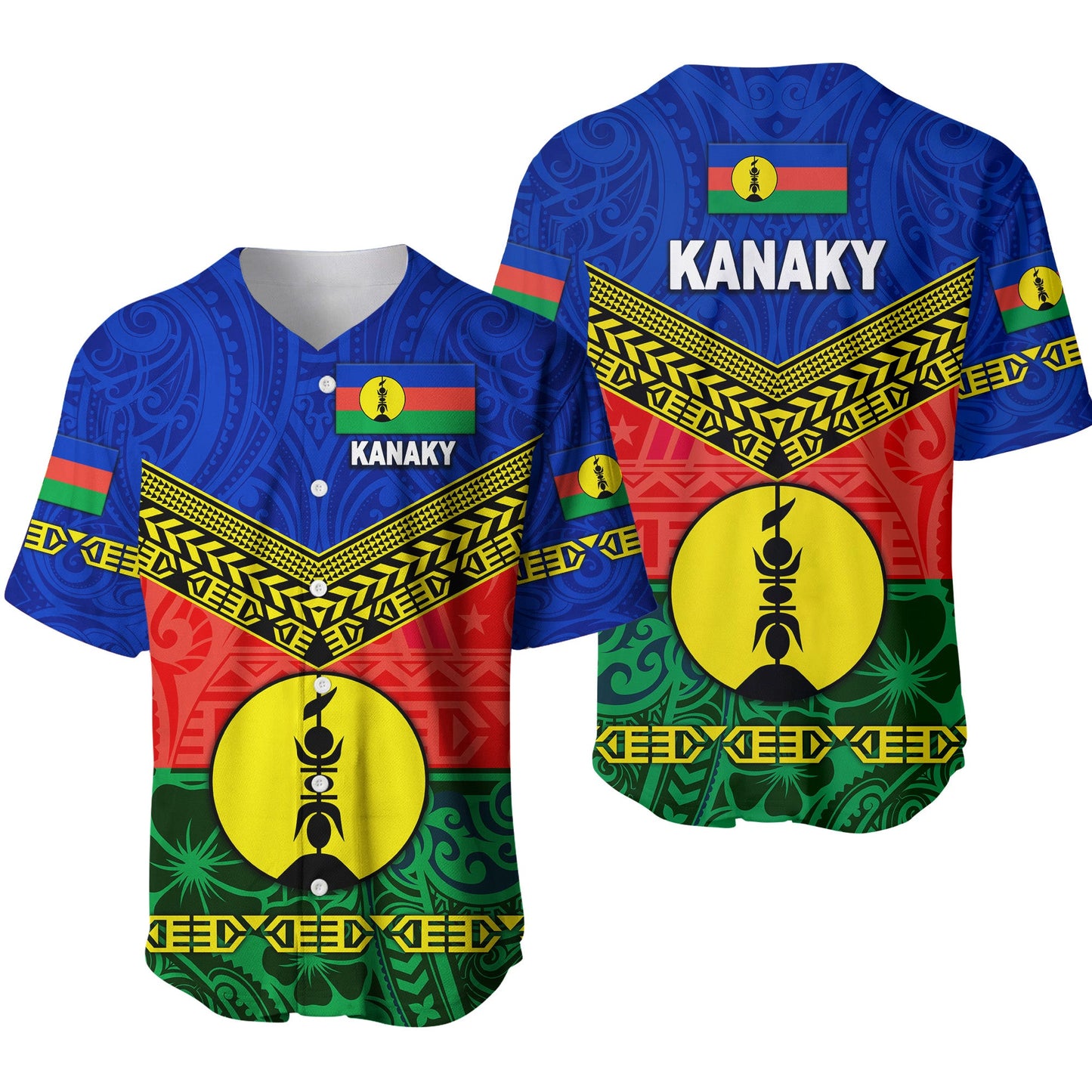 New Caledonia Kanaky Baseball Jersey Kanaky Vibes