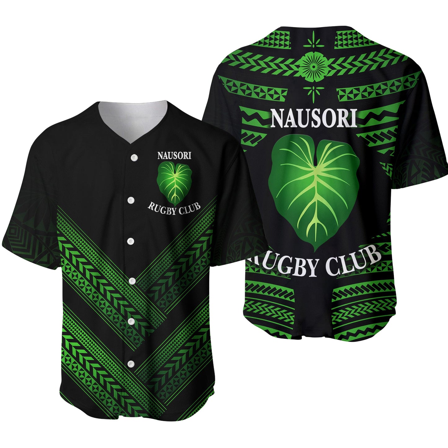 Fiji Nausori Rugby Baseball Jersey Creative Style