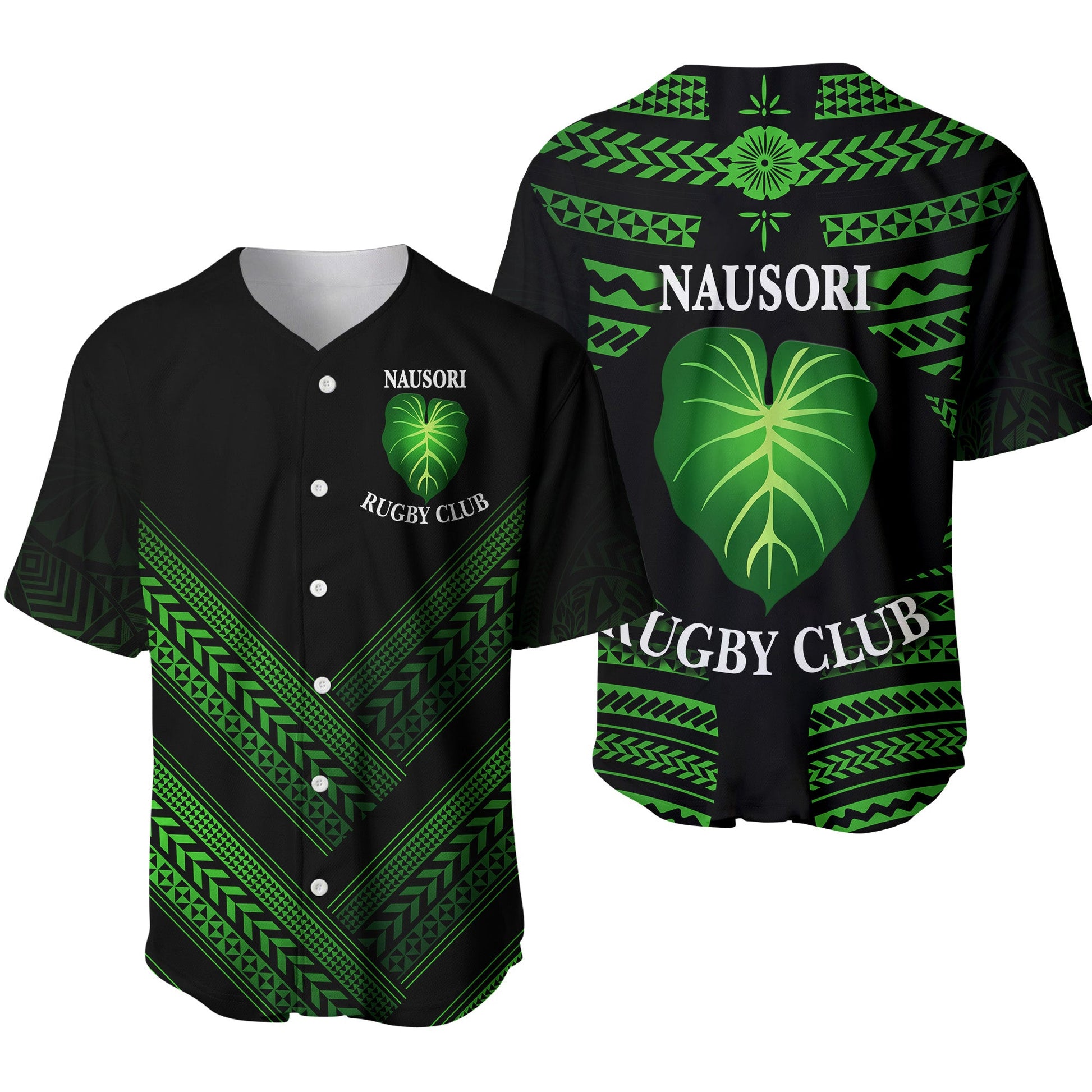 Fiji Nausori Rugby Baseball Jersey Creative Style