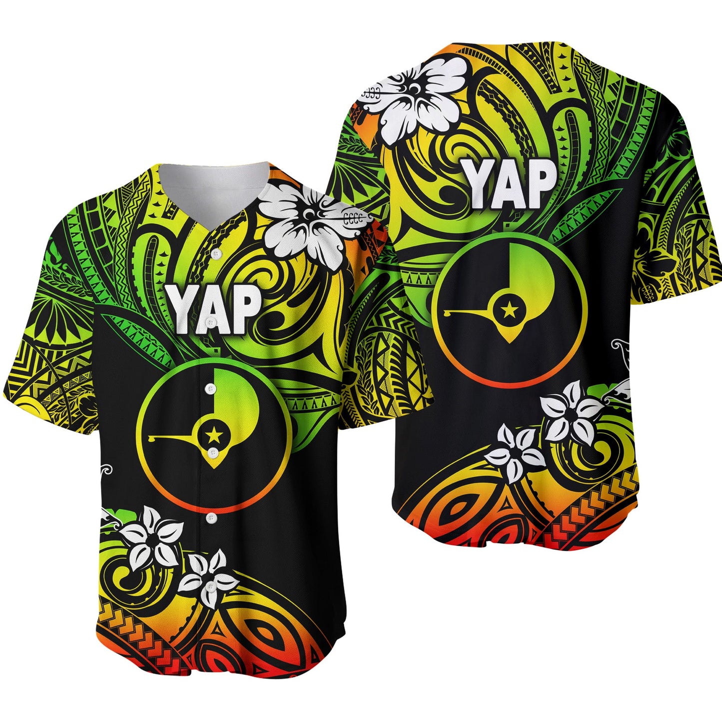 FSM Yap Baseball Jersey Unique Vibes Reggae