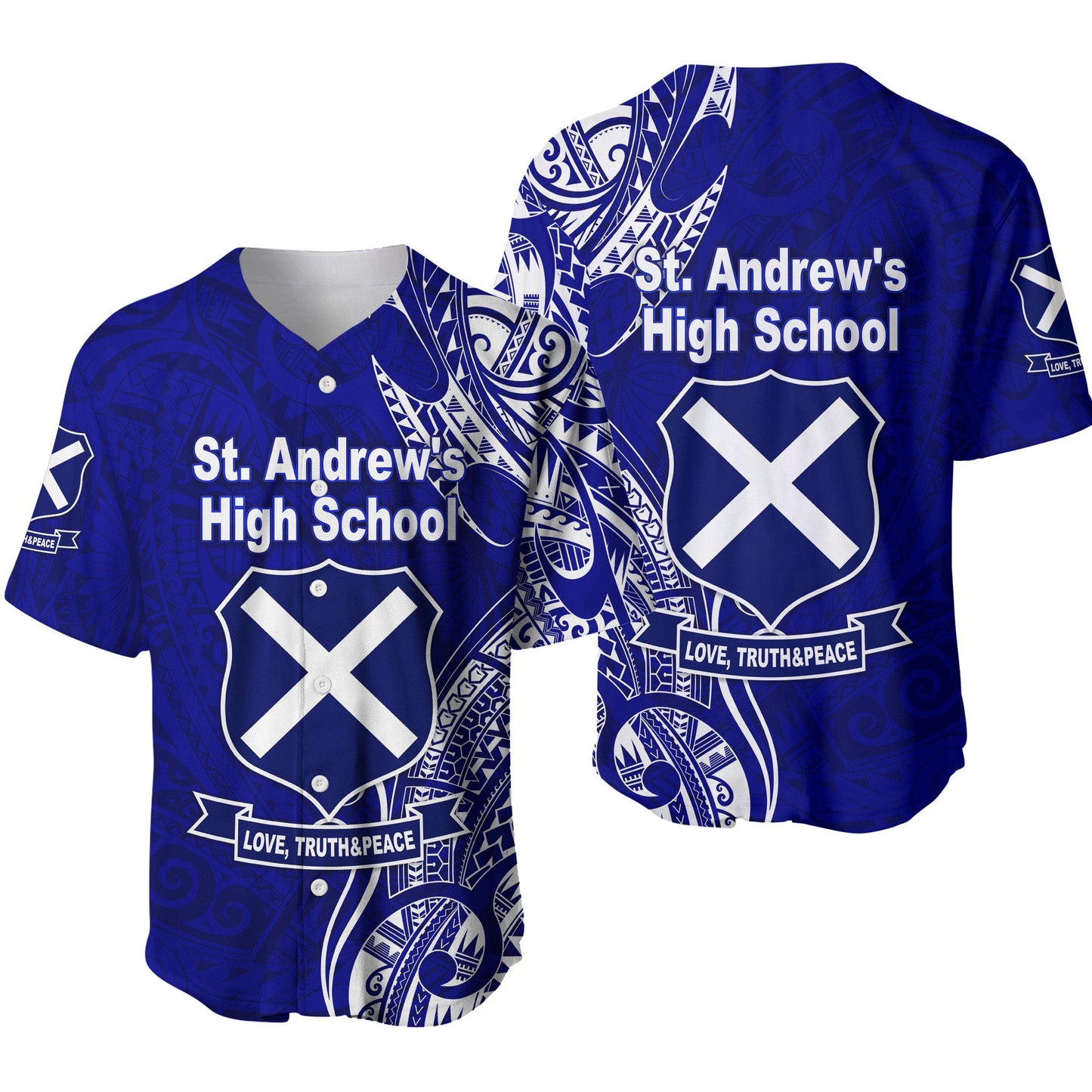 St. Andrew's High School Baseball Jersey Original Style