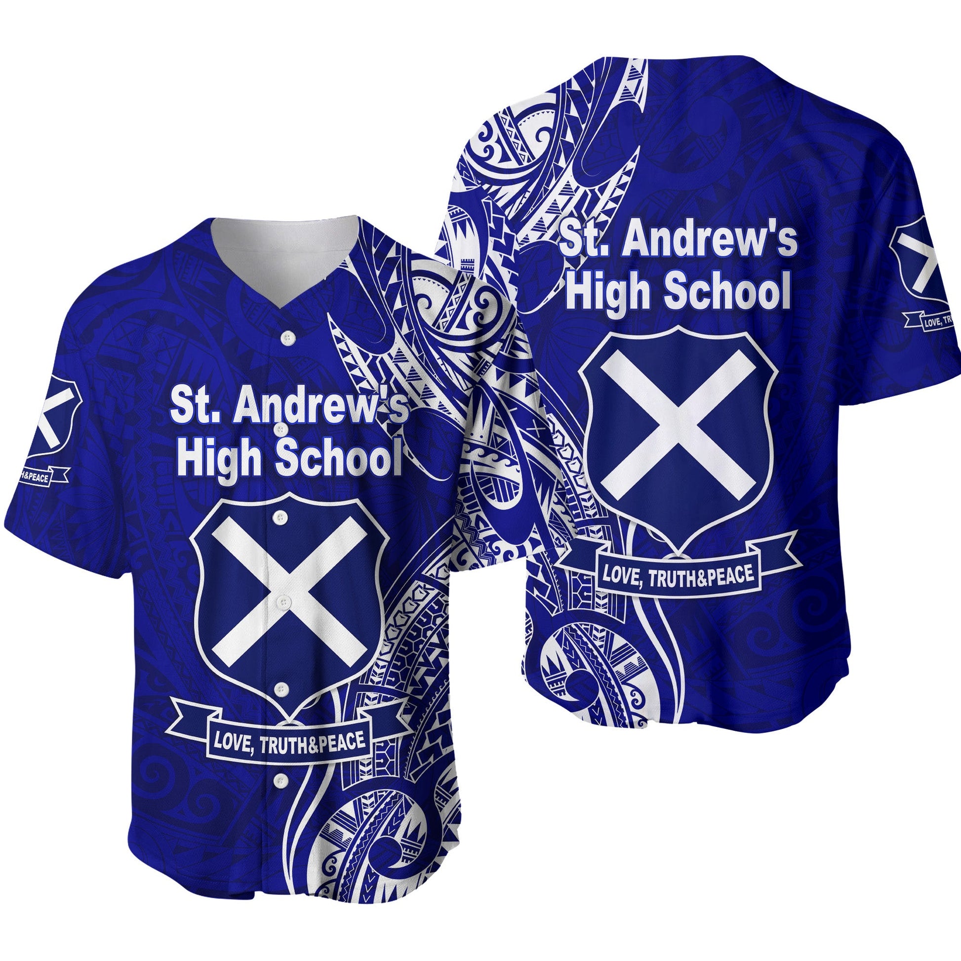 St. Andrew's High School Baseball Jersey Original Style