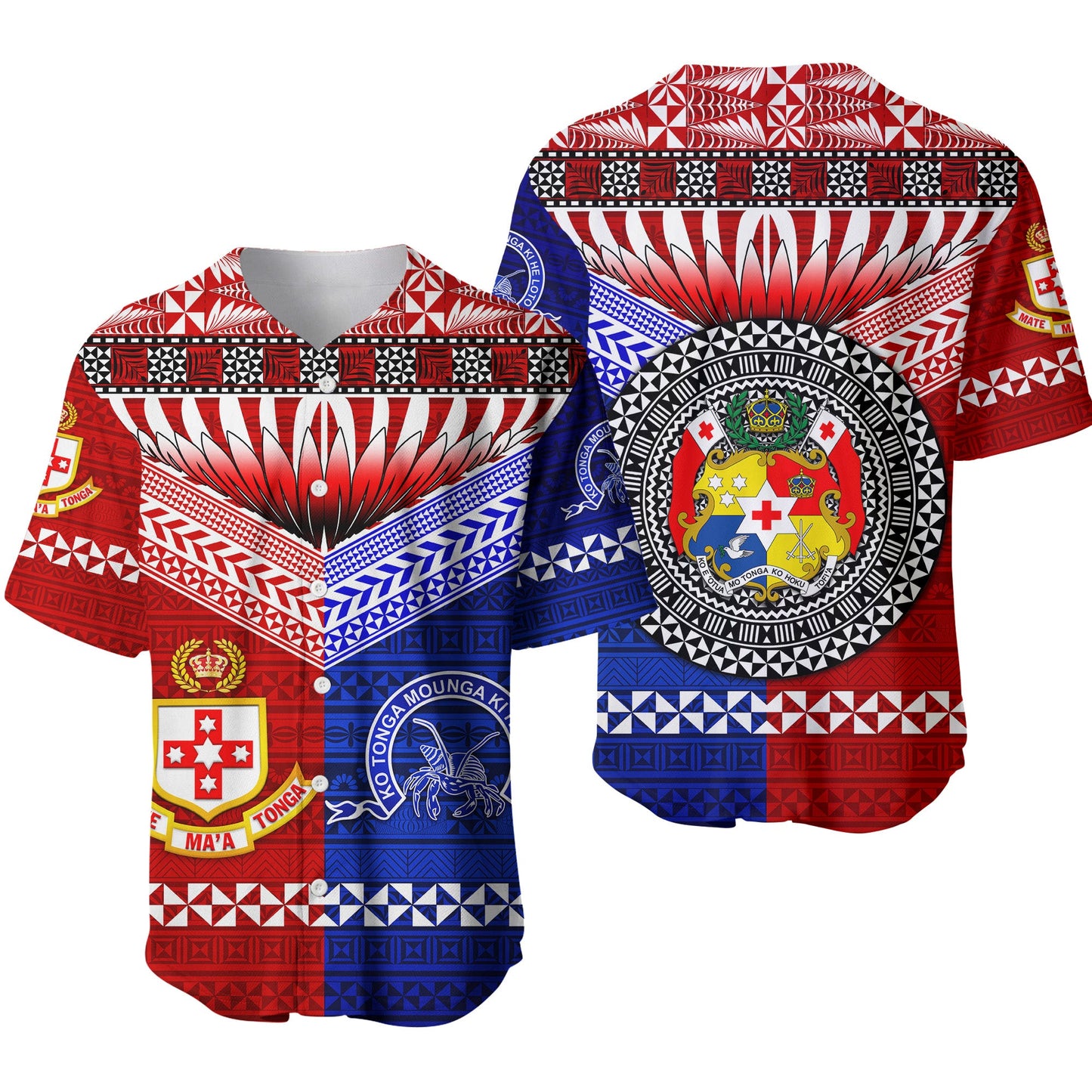 Kolisi Tonga College Atele And Tupou College Toloa Baseball Jersey Together Unique