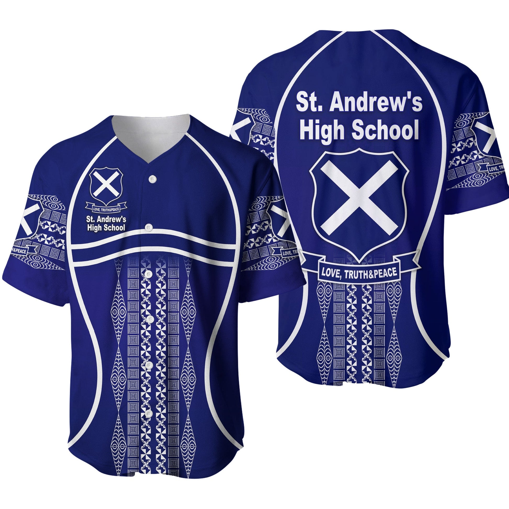 St. Andrew's High School Baseball Jersey Unique Vibes