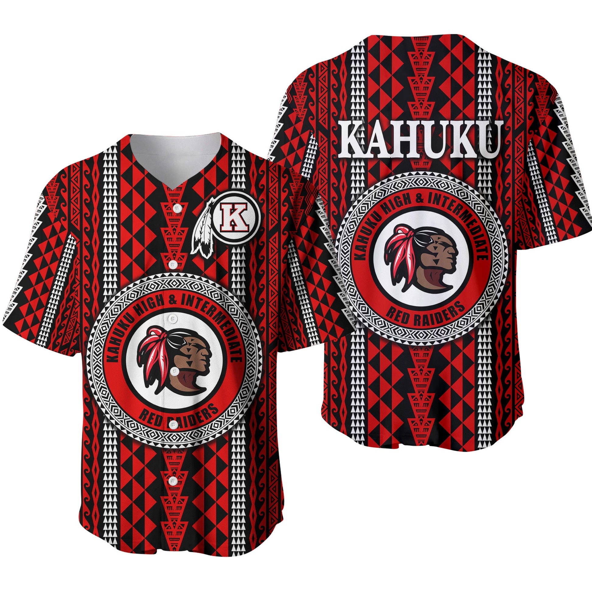 Hawaii Kahuku School Baseball Jersey Kahuku High School Simple Style