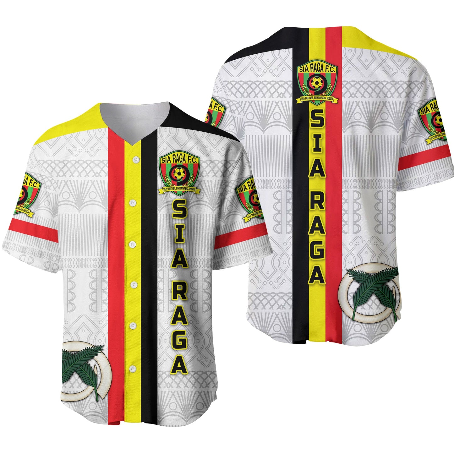 Vanuatu Sia Raga Football Club Baseball Jersey Simple Style