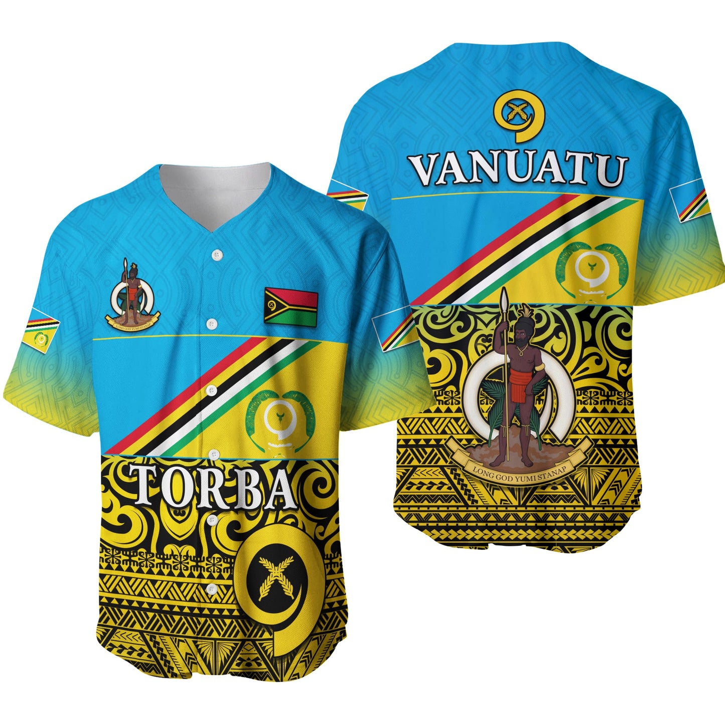 Torba Province Baseball Jersey Vanuatu Proud