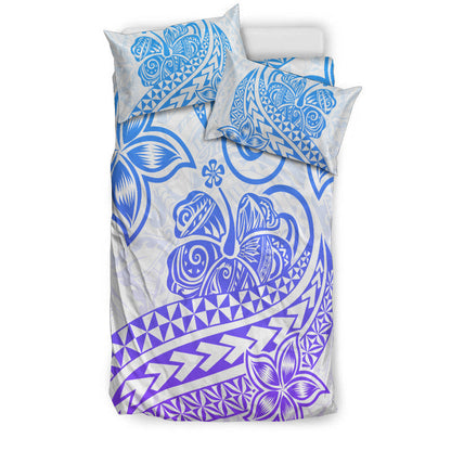 Polynesian Tribal Tattoo Retro Bedding Set Gradient 04 Screen Color