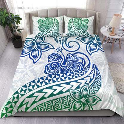 Polynesian Tribal Tattoo Retro Bedding Set Gradient 03 Screen Color
