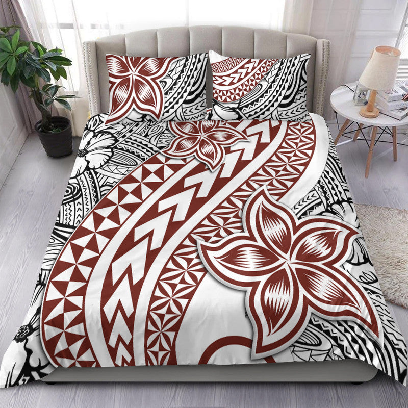 Traditional Polynesian Tribal Tattoo Retro Bedding Set