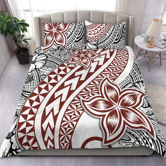 Traditional Polynesian Tribal Tattoo Retro Bedding Set