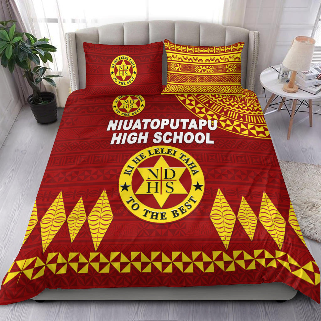 Tonga Niuatoputapu High School Bedding Set Simple Style