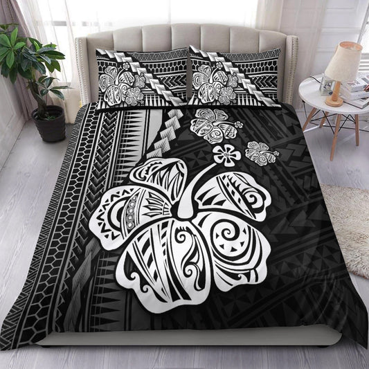 Polynesian Hibiscus Bedding Set Hawaiian Style No.4