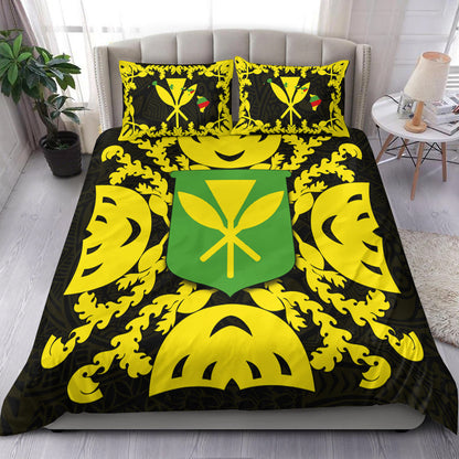 Hawaii Bedding Set Kanaka Maoli No.1 Black Style