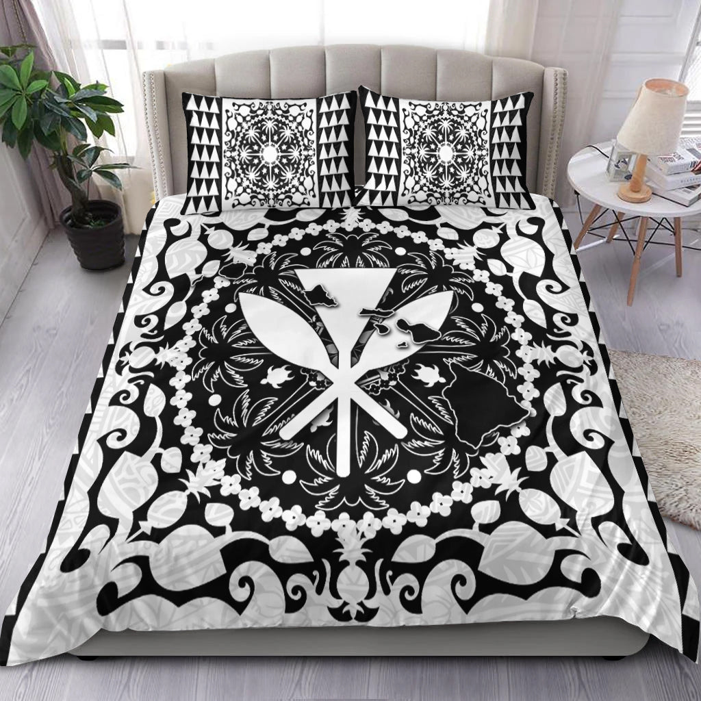 Hawaii Bedding Set Kanaka Maoli No.3 White Style