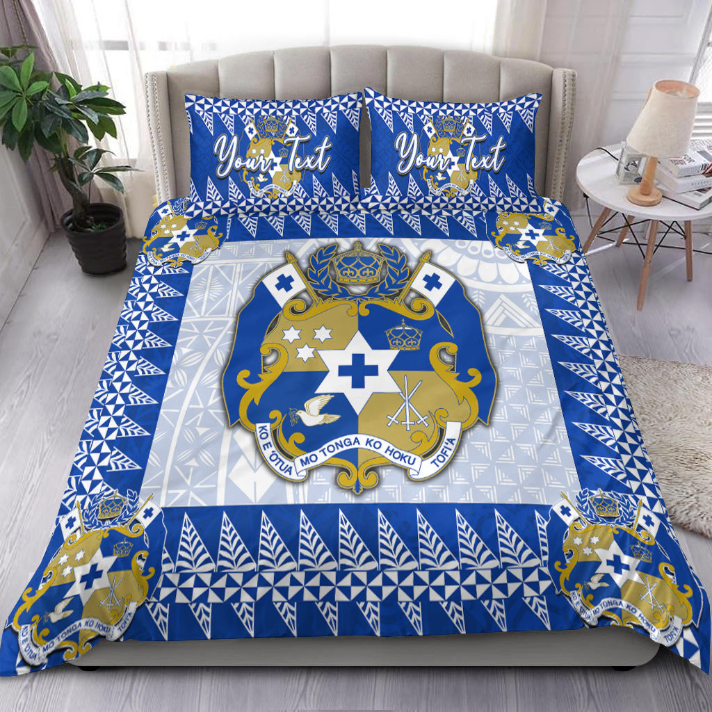 (Custom Personalised) Tonga Bedding Set Blue Style