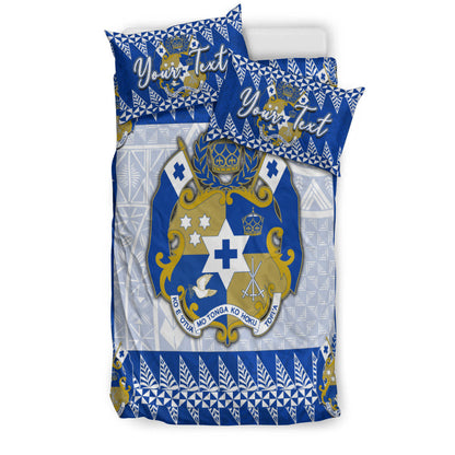 (Custom Personalised) Tonga Bedding Set Blue Style