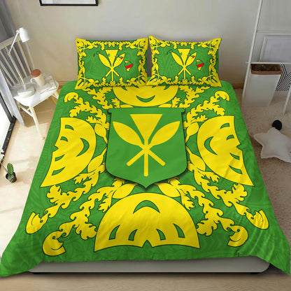 Hawaii Bedding Set Kanaka Maoli No.1 Green Style