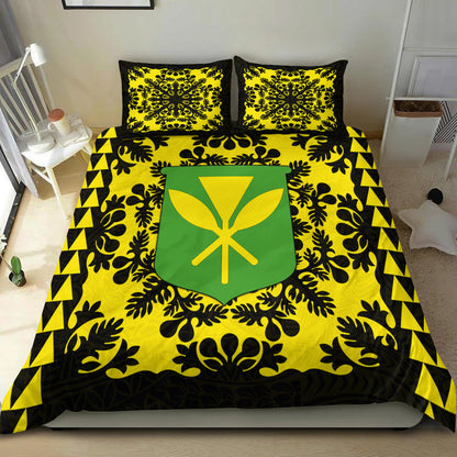 Hawaii Bedding Set Kanaka Maoli No.2 Black Style
