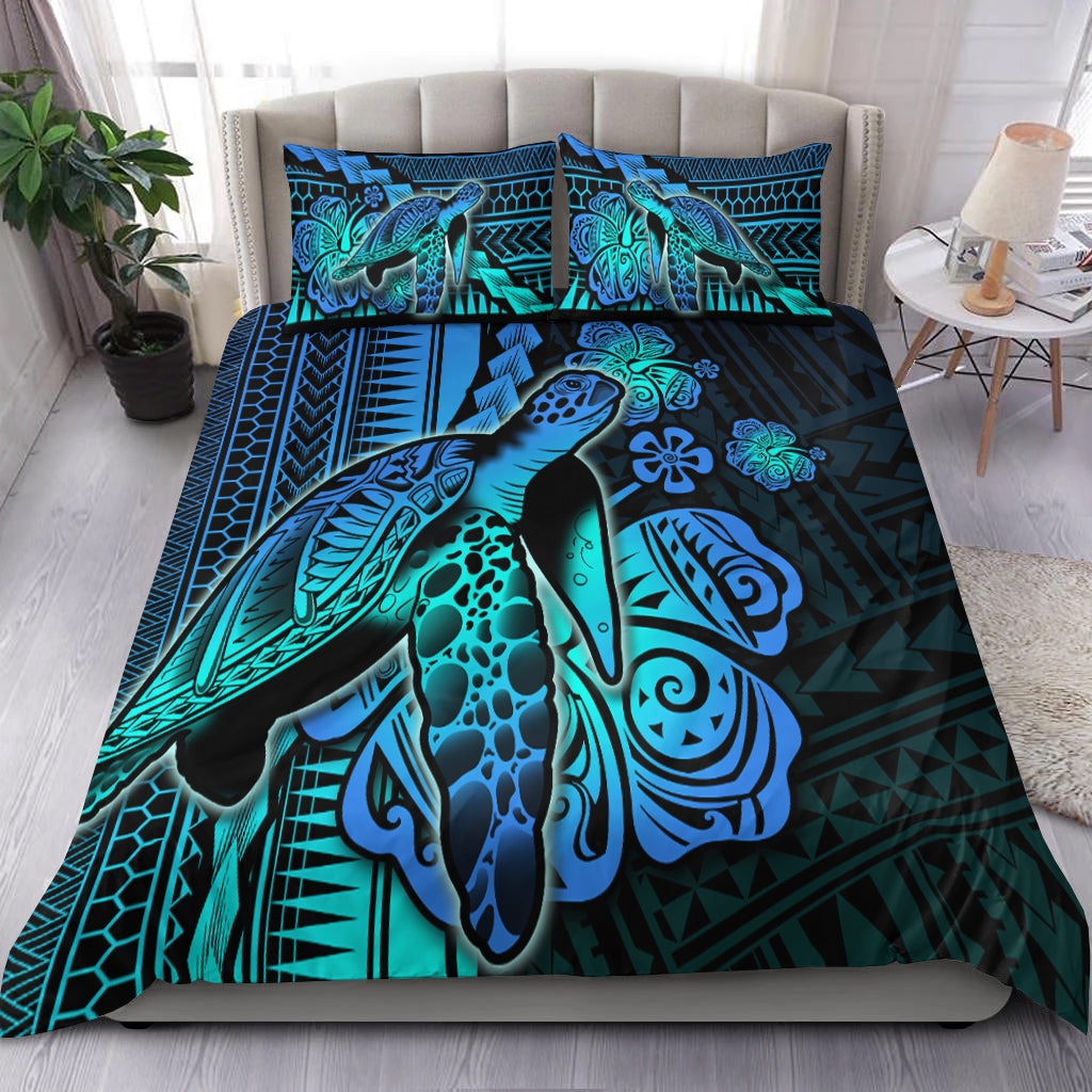 Polynesian Turtle Bedding Set Polynesian Patterns Color No.3