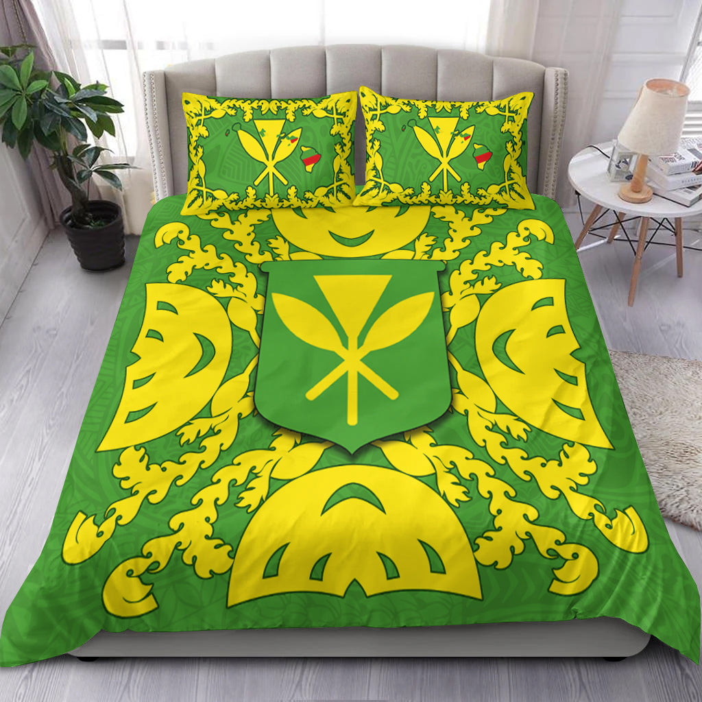 Hawaii Bedding Set Kanaka Maoli No.1 Green Style