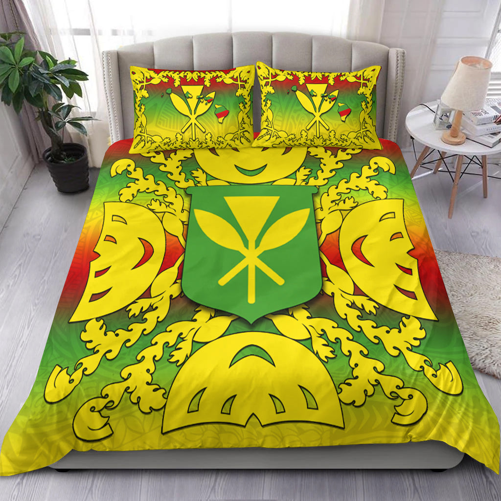 Hawaii Bedding Set Kanaka Maoli No.1 Gradient Style