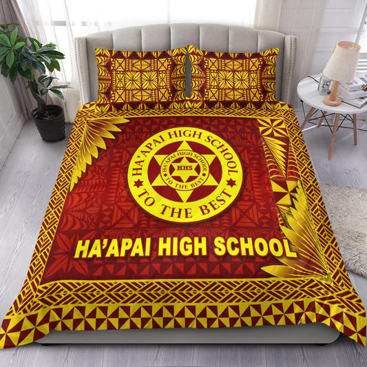 Tonga Ha'apai High School Bedding Set Simplified Version