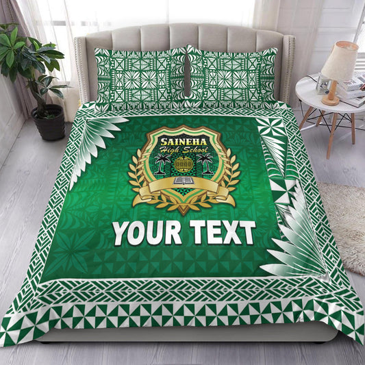 (Custom Personalised) Tonga Saineha High School Bedding Set Simplified Version