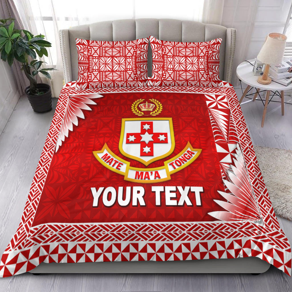 (Custom Personalised) Tonga Kolisi Tonga College Bedding Set Simplified Version