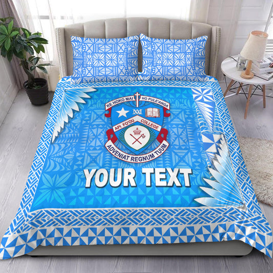 (Custom Personalised) Tonga Apifo'ou College Bedding Set Simplified Version