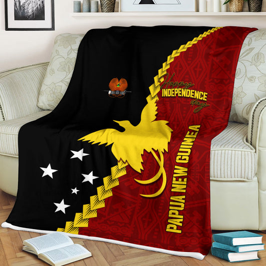 Papua New Guinea Premium Blanket 47th Independence Anniversary Motu Revareva