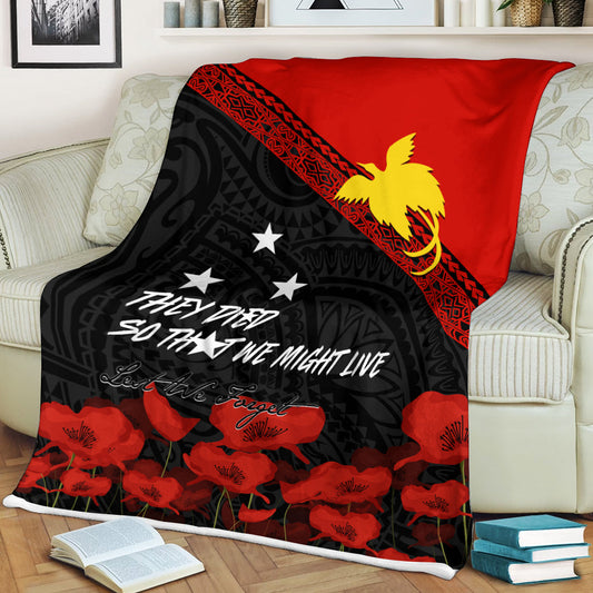 Papua New Guinea Premium Blanket PNG Remembrance Day