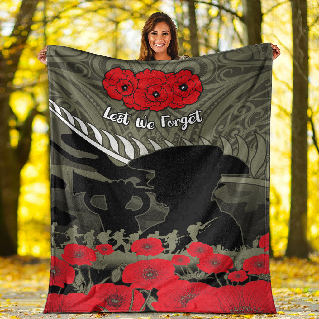 New Zealand ANZAC 2022 Premium Blanket Maori Camouflage