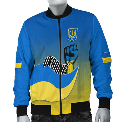Ukraine Bomber Jacket National Flag Style