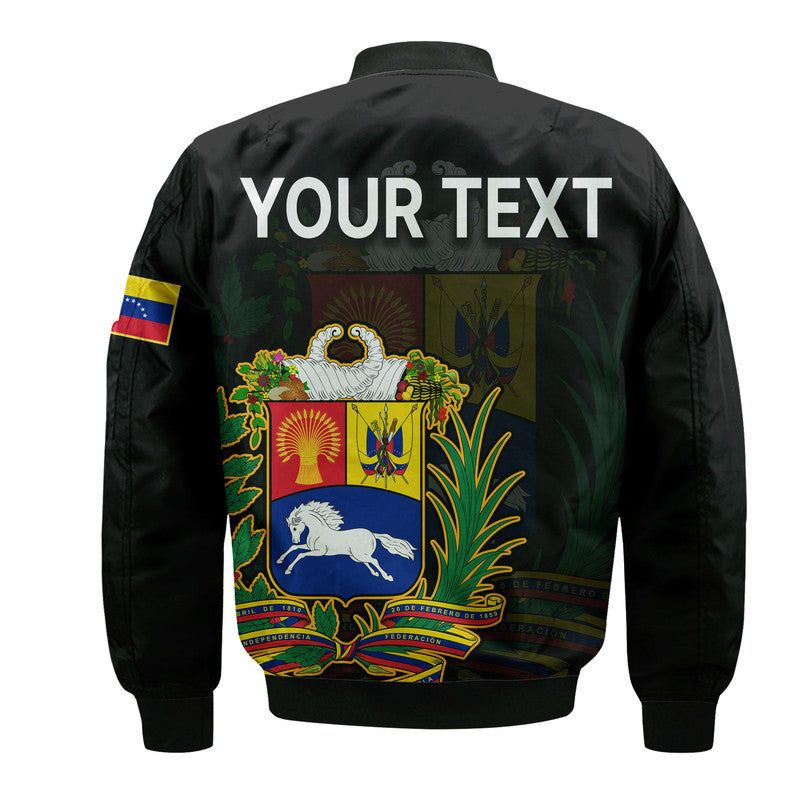 (Custom Personalised) Venezuela Coat Of Arms Bomber Jacket