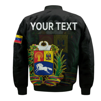 (Custom Personalised) Venezuela Coat Of Arms Bomber Jacket