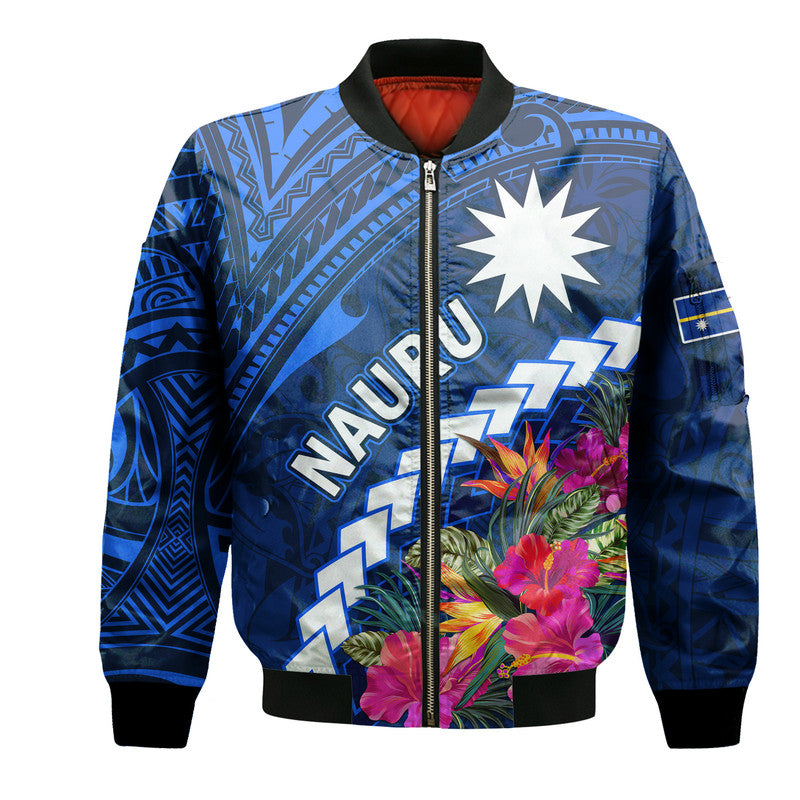 Nauru Independence Day Bomber Jacket Polynesian Tropical