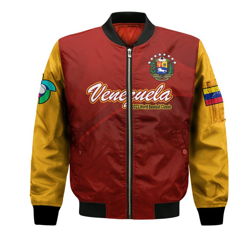 Venezuela Baseball 2023 Bomber Jacket Venezuela Coat Of Arms