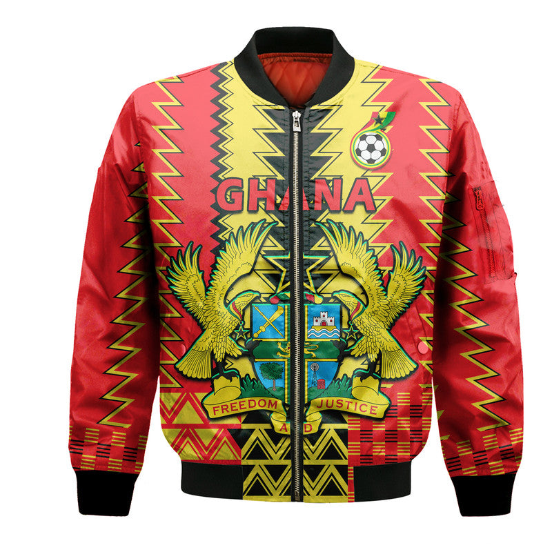 Ghana Football Sport Style Bomber Jacket