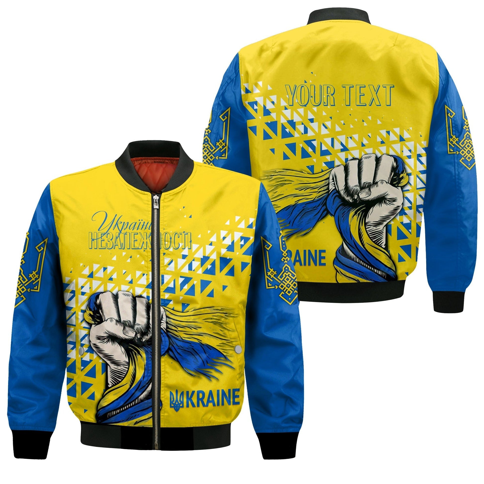 Personalised Ukraine Bomber Jacket 31st Independence Anniversary