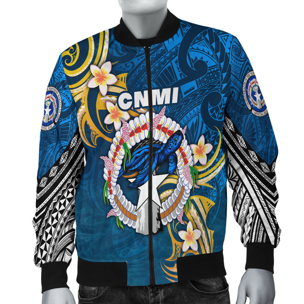 Northern Mariana Islands Men Bomber Jacket Independence Day