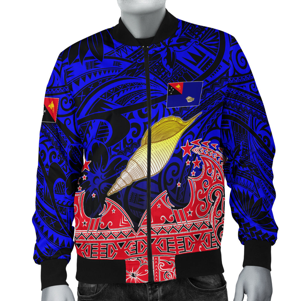 West New Britain Province Men Bomber Jacket WEST SIDE