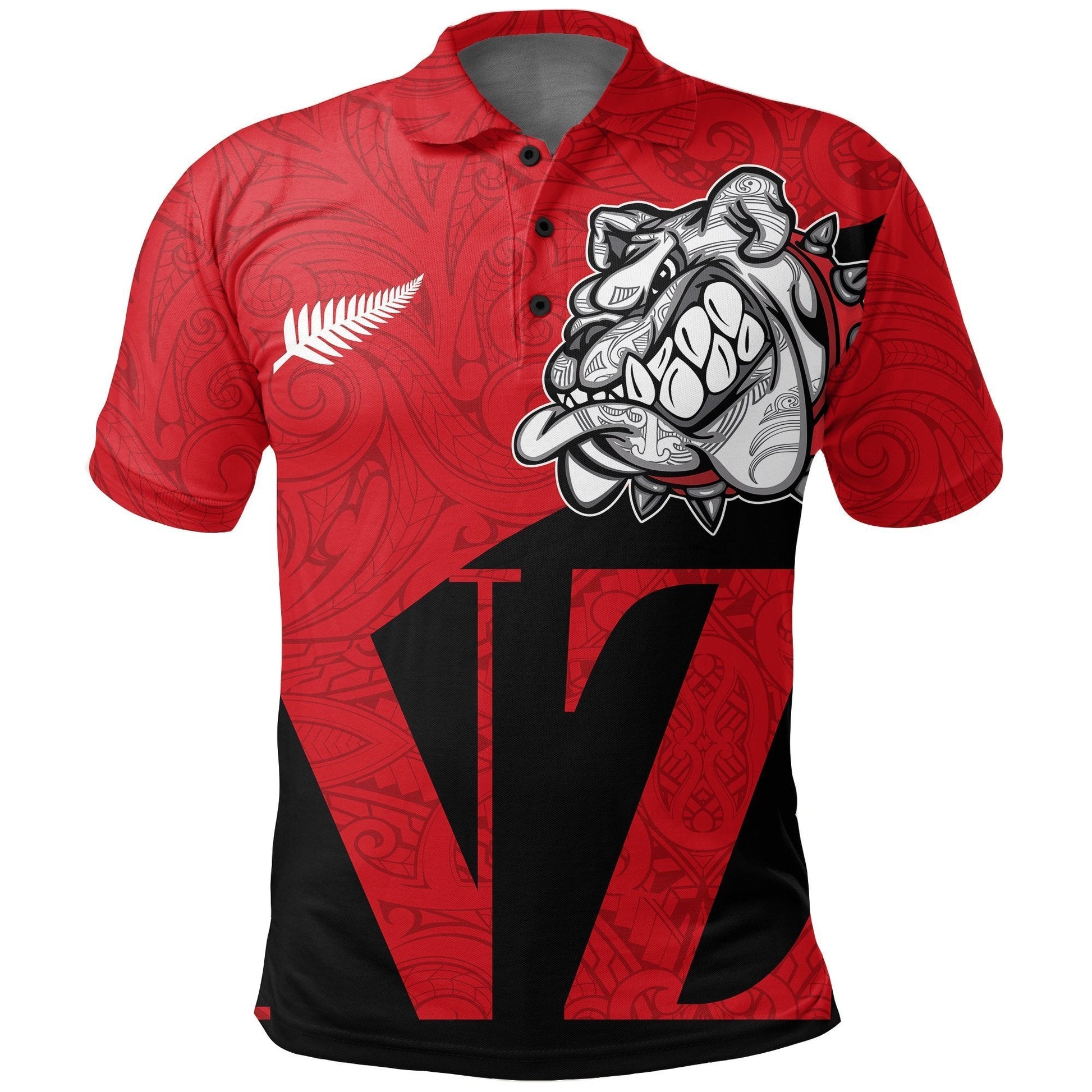 New Zealand Maori Polo Shirt, Maori Bulldog Golf Shirts