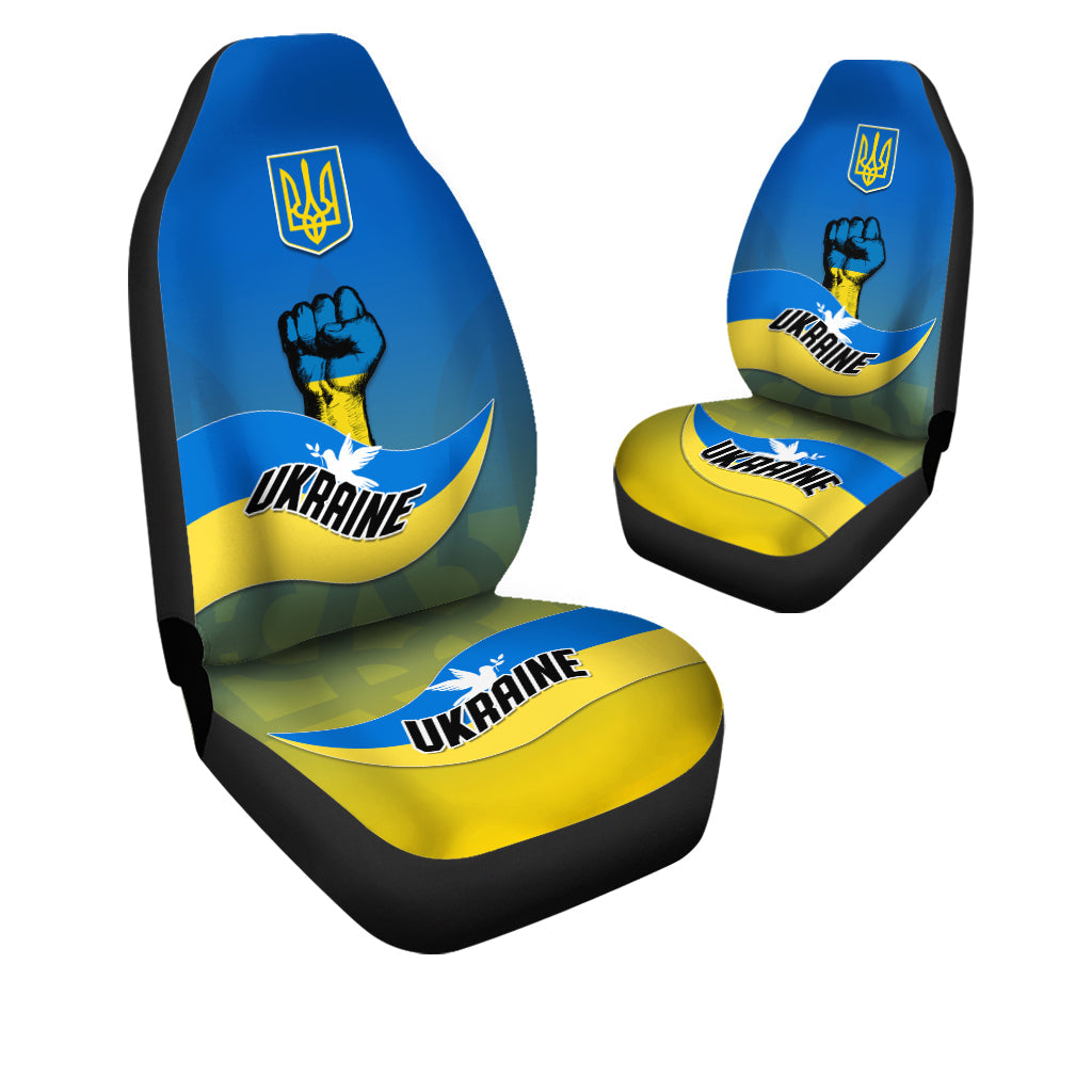 Ukraine Car Seat Covers National Flag Style