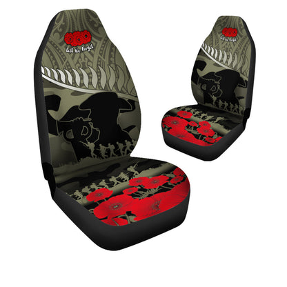 New Zealand ANZAC 2022 Car Seat Covers Maori Camouflage