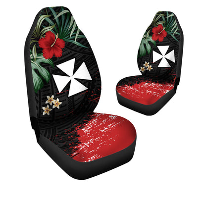 Wallis and Futuna Polynesian Car Seat Covers Fantastic Flowers