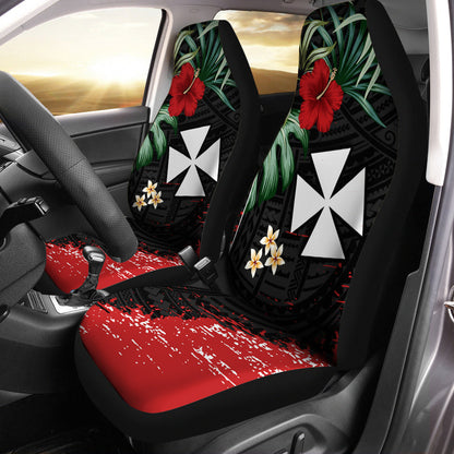 Wallis and Futuna Polynesian Car Seat Covers Fantastic Flowers