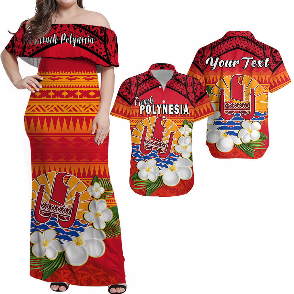 (Custom Personalised) French Polynesia Matching Outfit For Couple Combo Dress And Shirt Happy Internal Autonomy Day Special Version