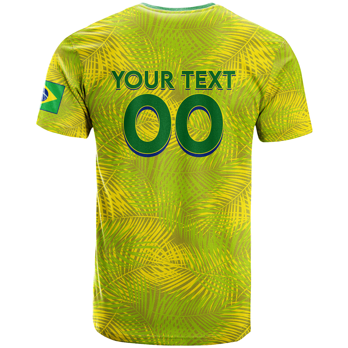 Custom Brazil T Shirt Football 2022