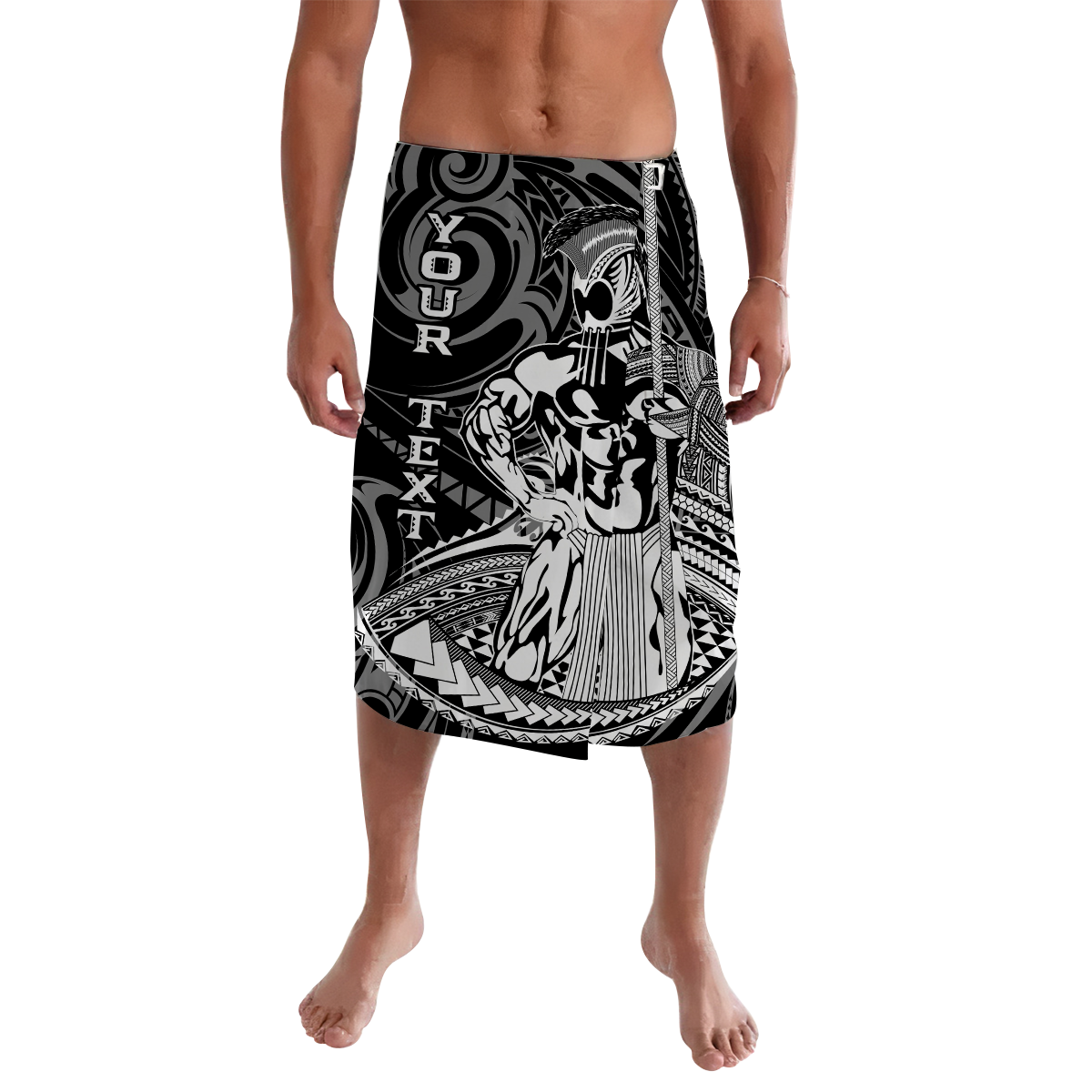 (Custom Personalised) Hawaii Ikaika Warrior Lavalava -